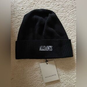 All Saints Women’s Black Beanie